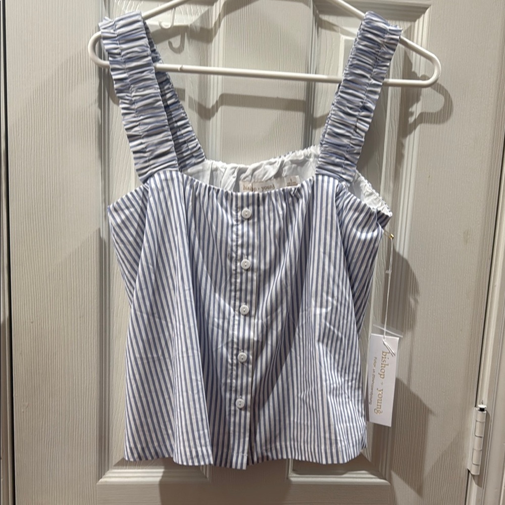 Striped Sleeveless Top